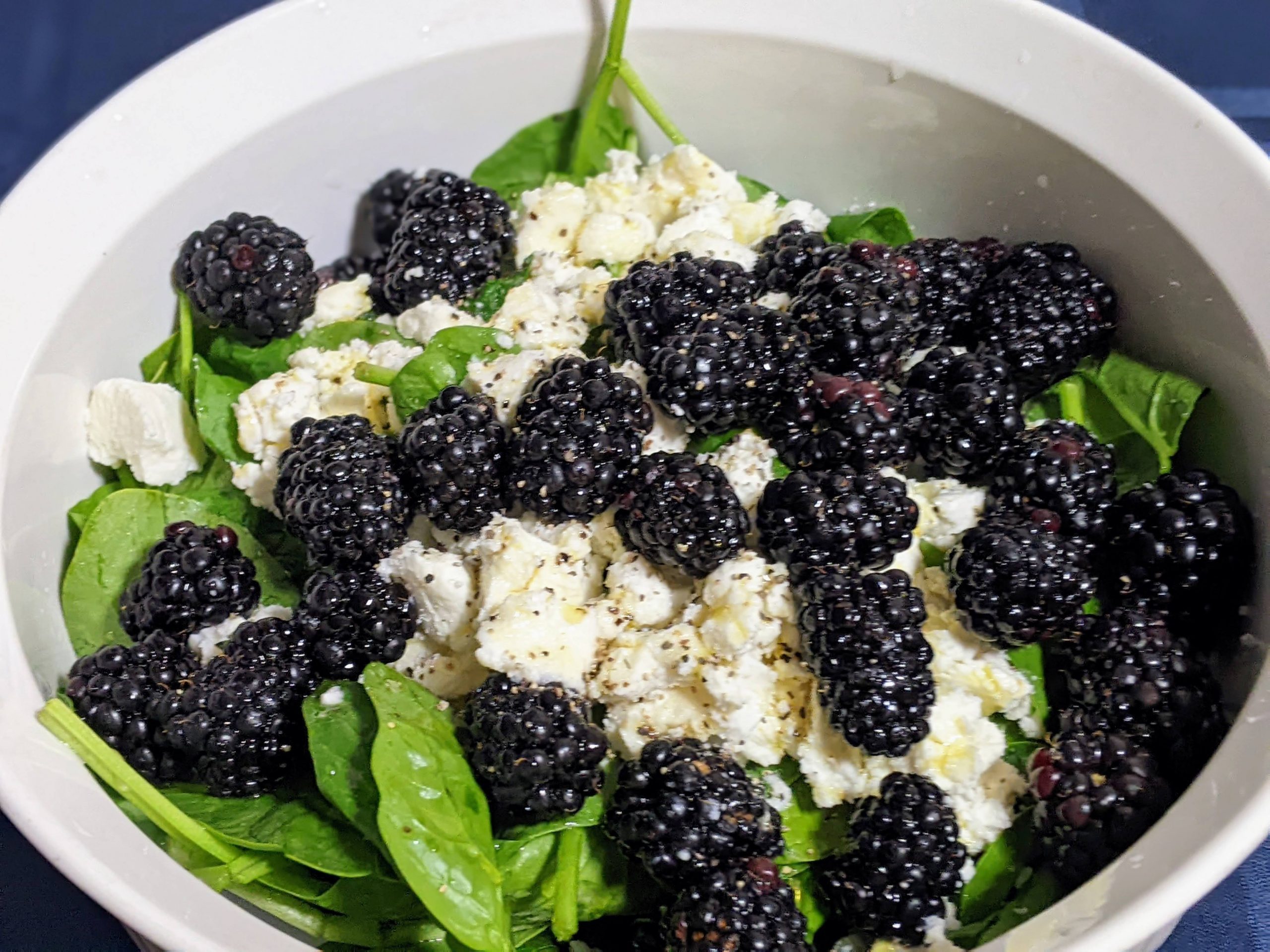 Blackberry Goat Cheese Salad