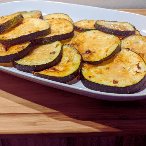 Roasted Parmesan Zucchini