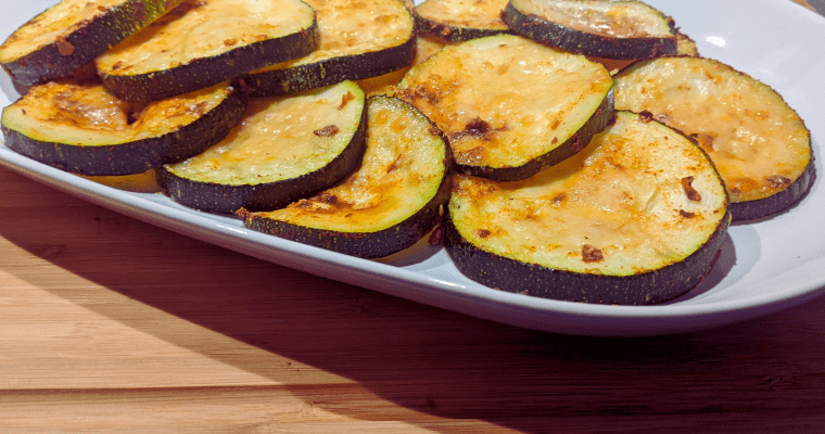 Roasted Parmesan Zucchini