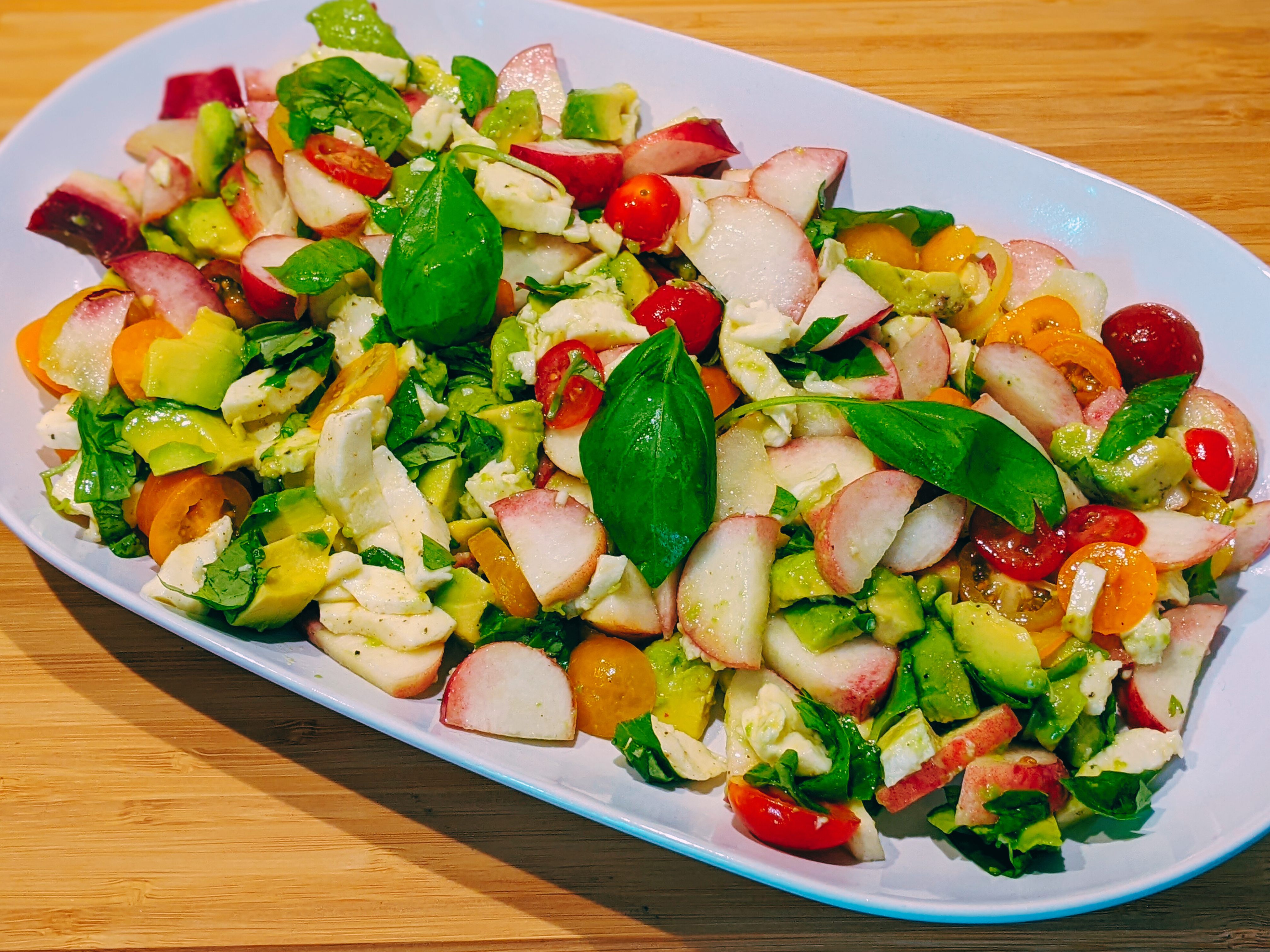 Summery Peach Salad