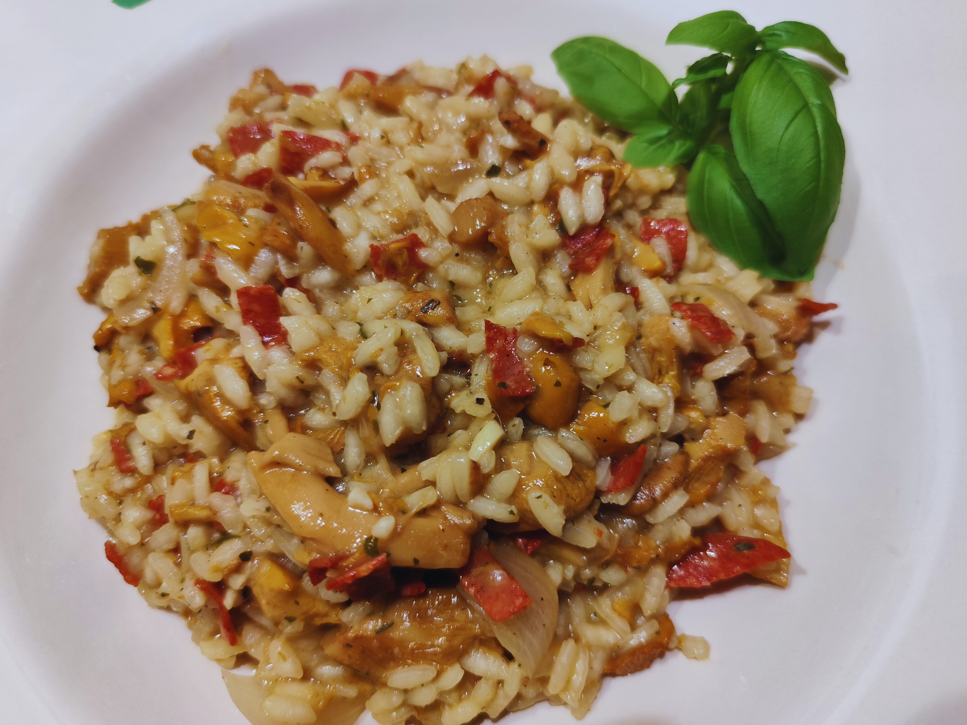 Mushroom and Chorizo Risotto